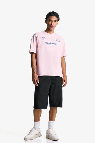 Bershka Rustic jogger skater shorts