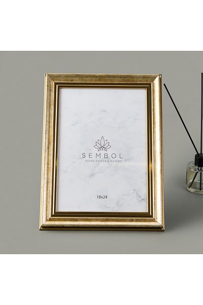 Sembol Prime Photo Frame - Gold - 18X24 cm