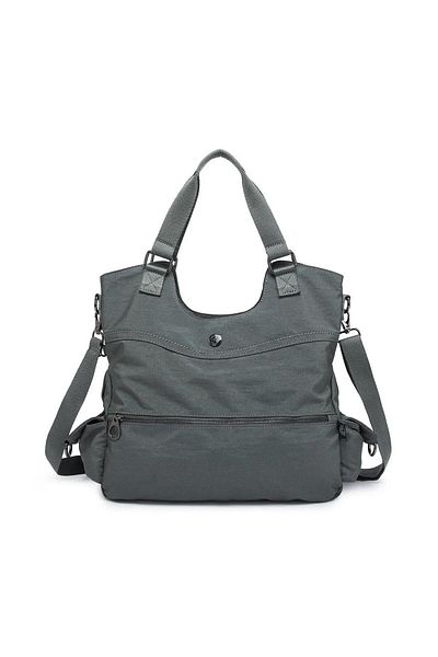 SMART BAGS Metallic Fabric Shoulder Bag Bc 3221 - Dark Green
