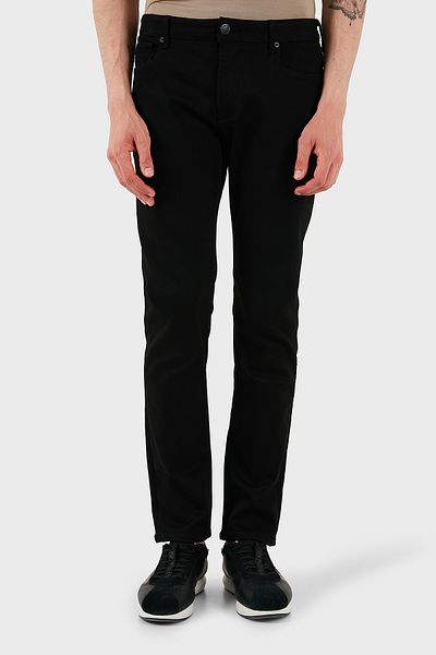 Emporio Armani Stretch Cotton Slim Fit Regular Waist Straight Leg Jeans Men Denim Trousers Em000121 Af15954