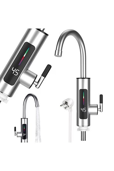 Generic Electric Faucet for Instant Water Heating, With Display, 360 Degree Rotation, Power 3000 W