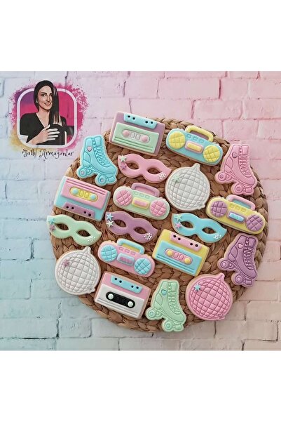 Tatlı Armağanlar Nineties Special Disco Ball Mask Cassette Skate and Tape Mod...