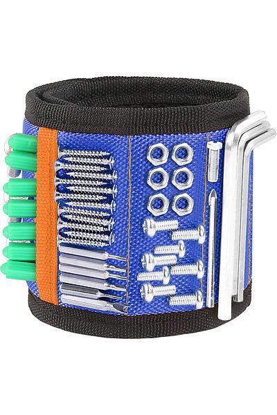 OEM Magnetic bracelet for screws and tools, with pockets