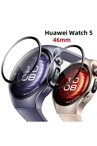 NANOSPACE Huawei Watch 5 46mm İle Uyumlu Nano 3D Cam Ekran Koruyucu ( GT SERİ...