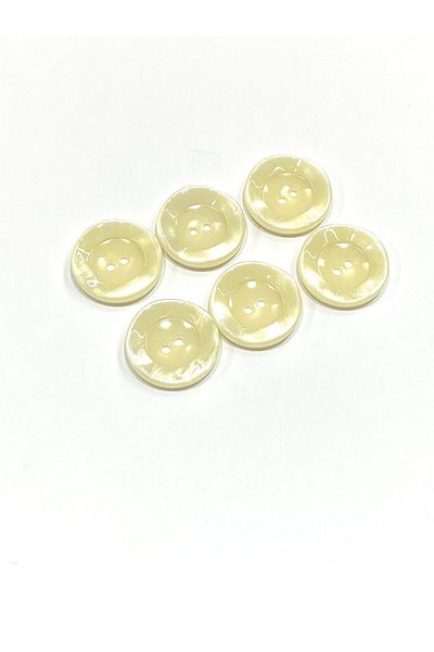 karantuhafiye Pearlescent Button / Italian Pearlescent Button /2912/ Cream / 2.3 cm