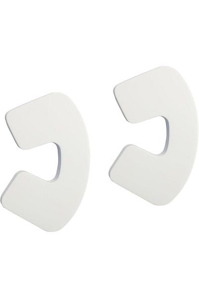 Moon Square Shaped Soft Foam Finger Guard For Child Safety-White