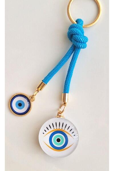 Svc Aksesuar Breloc cu mărgele cu ochi cadou detaliat 11,5 cm Preț pentru can...