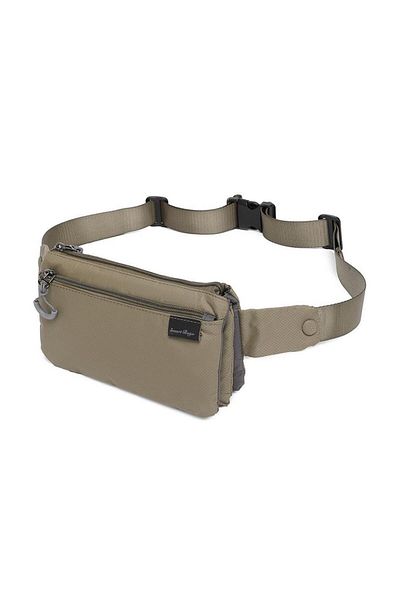 SMART BAGS Extra Light Fabric Unisex Waist Bag Bc 3149 - Brown
