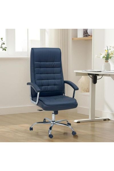 DEC42 Functional office chair with flexible wheels and supportive backrest
