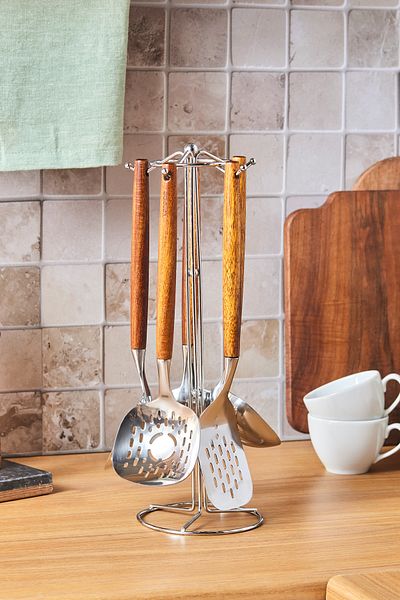 Karaca Dante 6 Piece Service Set with Stand