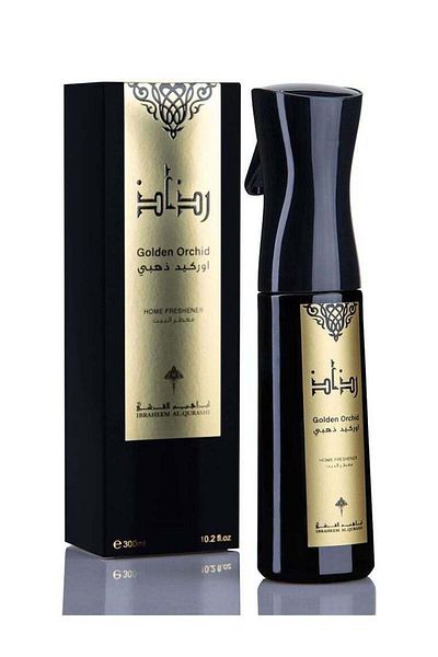 IBRAHIM ALQURASHI Golden Orchid Air Freshener Spray 300 ml