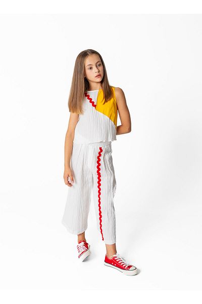 Lia Lea Bg Store Girl's White Pants