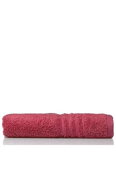 Kela Leonora bath towel 100% premium cotton pastel red 70x140cm