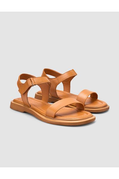 Cabani 100% Genuine Leather Tan Women's Sandals