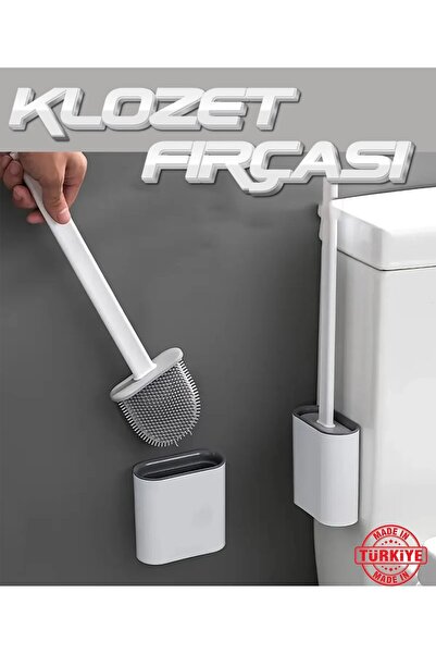 Generic Brand Silicone Toilet Brush Bendable Silicone WC Toilet Brush