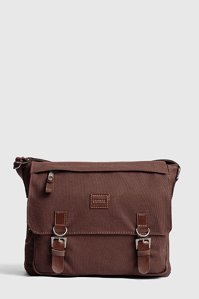 By Hakan GK72 Canvas Messenger Τσάντα ώμου Σχολική τσάντα με θήκη για φορητό υπολογιστή ΚΑΦΕ