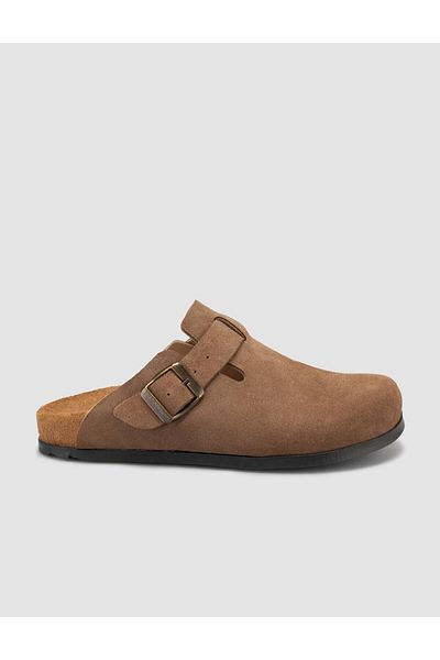 Cabani Papuci de damă din piele naturală 100% din piele de căprioară de nurcă