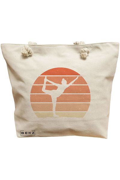 BEKZ Textile Bag With Zipper, Tote Bag, Introverted But Willing To Discuss Cats Model 38 X 34.5 Cm,