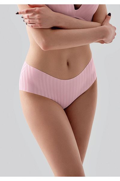 C&City Laser Cut Seamless Hipster Panties C19212 Pink