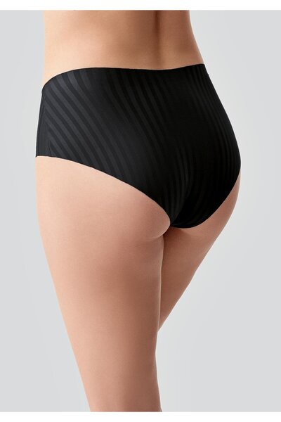C&City Laser Cut Seamless Hipster Panties C19212 Black