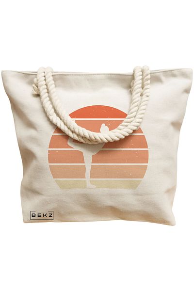 BEKZ Textile Bag With Zipper, Tote Bag, Introverted But Willing To Discuss Cats Model 38 X 34.5 Cm,