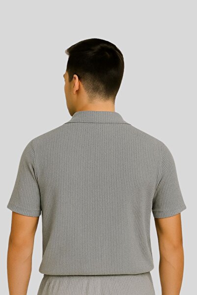 armicem Unisex Basic Polo Neck Οθωμανικό υφασμάτινο μπλουζάκι