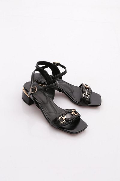 DGN 105 Women's Ankle Strap Belted Sandals