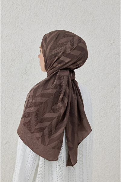 VALORSCARF Valor balıksırtı desen şal bademi