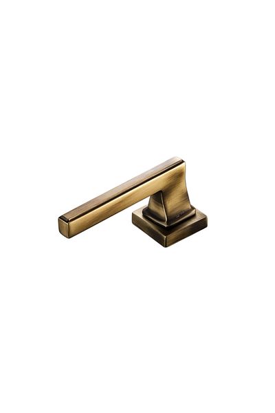 EYMEN YAPI Doğanlar Techno Square Badge Door Handle Olifka (Antique Yellow) Wc