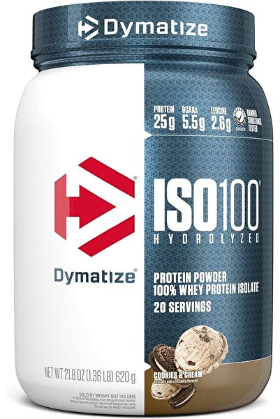 Dymatize ISO 100 20 حصة كوكيز وكريمة 620 جم