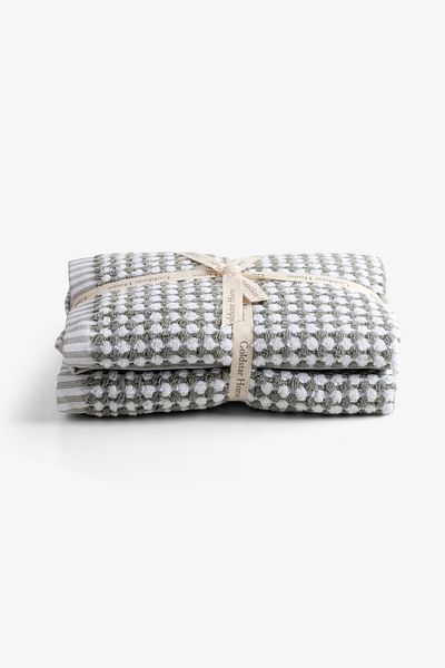 Goldstar Home Alba 2-Piece Face Towel Set 50X80 Green