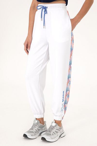 U.S. Polo Assn. Women's White Jogger Sweatpants 50300713-Vr013