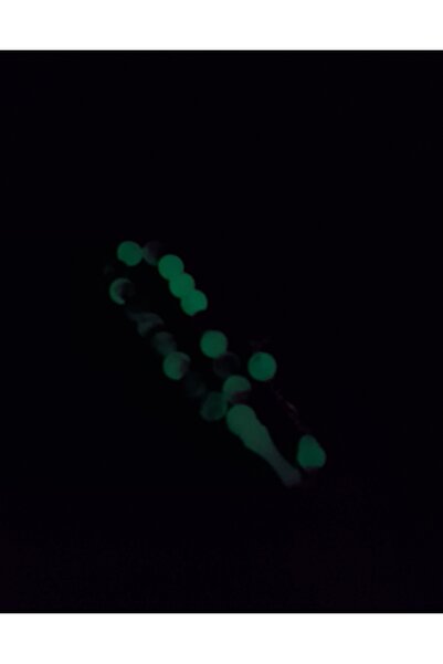 Han Ticarethane Πράσινο λαμπερό ροζ μοτίβο με φούντες Cat's Eye Prayer Beads ...