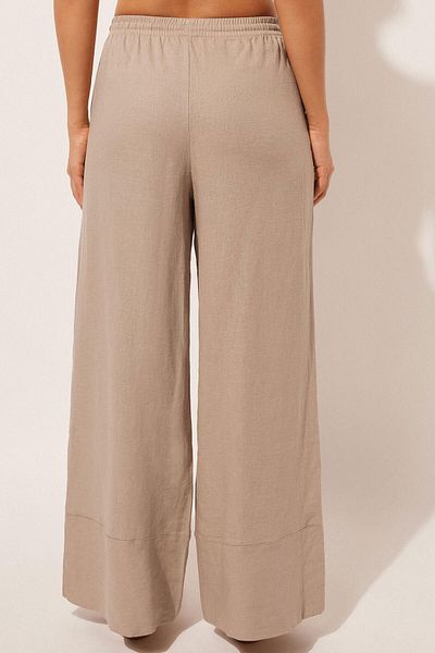 WEARTEX Linen Blended Loose Cut Trousers