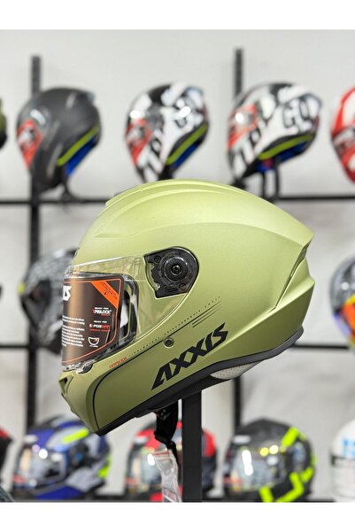 AXXIS DRAKEN S SOLID A6 MATT GREEN KASK