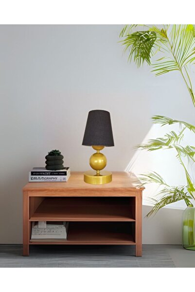 Ömür Avize Beren Antique Gold Case Table Lamp