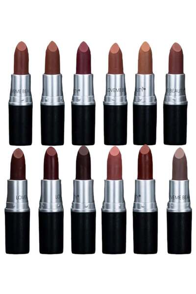 Beauty Lavmi Matte Dry Lipstick 12 Pieces