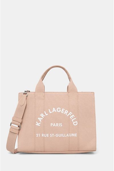 Karl LagerfeId Poseta culoare beige