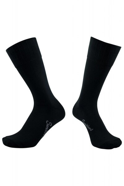 Overall Set 4 perechi de sosete Medical cu Lycra, pentru diabetici, barbati - Negru, 39-42