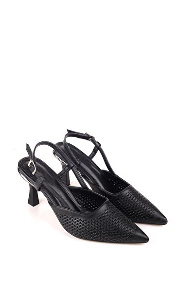 Papuçsepeti Papuç Sepeti 4706 Pantofi de damă cu toc de 8 cm