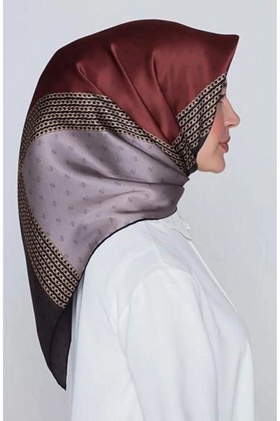 Armine Sura Pure Silk Scarf 8113D(S) (Nostalji̇ Sura) - 31