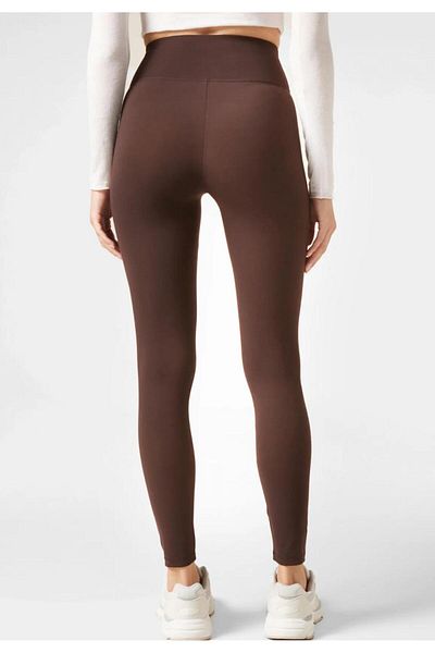 Wearflawless Women's High Waist Gathering Cupro Leggings Sports, Yoga, Running and Casual Ankle-Length Leggings