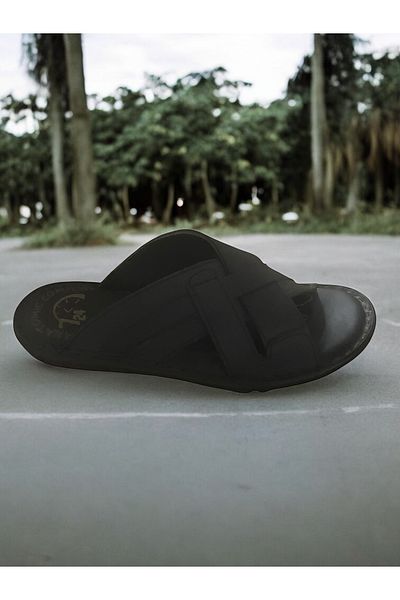 Emre Konay 804 Insole Soft Genuine Leather Male Slippers
