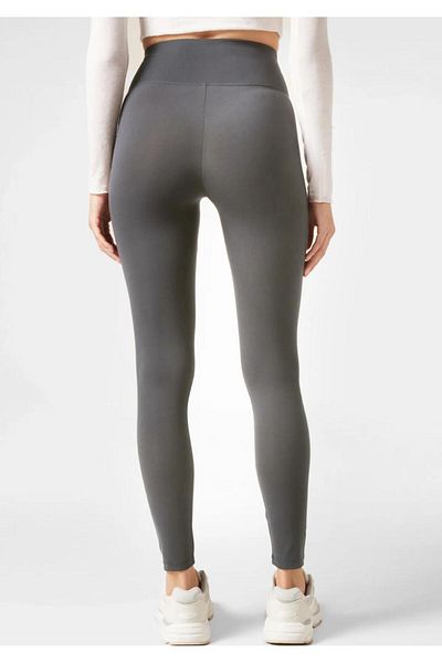 Wearflawless Women's High Waist Gathering Cupro Leggings Sports, Yoga, Running and Casual Ankle-Length Leggings