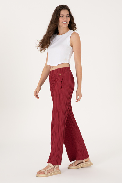 U.S. Polo Assn. Kadın Vişne Eşofman Altı 50300785-VR223