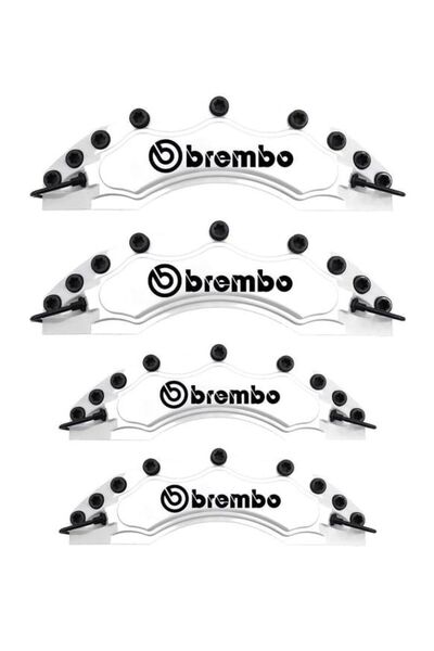Life Tuning Ford Courier Uyumlu Brembo Beyaz Kaliper Kapağı 4 Parça Ön Arka Set