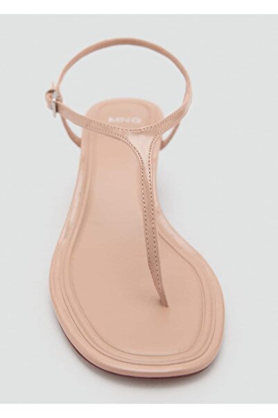 MANGO Woman Kitten Heel Strap Sandals