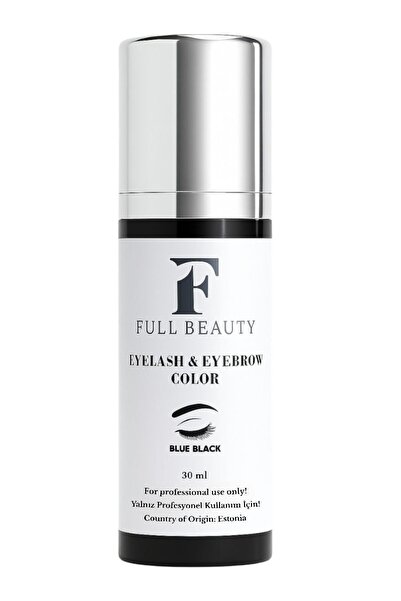 Full Beauty Kaş ve Kirpik Boyası 30 ml Blue Black Color – Kalıcı Eyelash Eyeb...