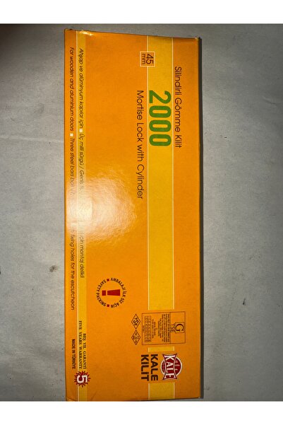 Kale Kilit silindirli gömme kilit 2000