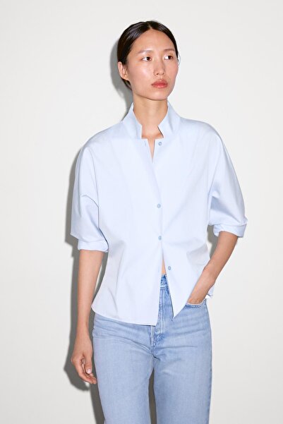 Massimo Dutti %100 pamuklu poplin gömlek